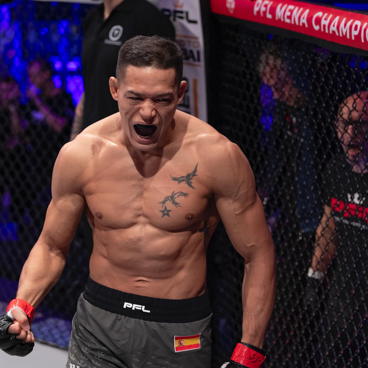 Costello van Steenis celebra un triunfo en PFL.