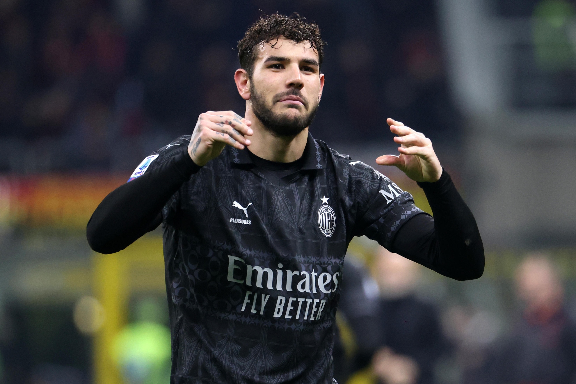 Theo Hernández, with Milan.
