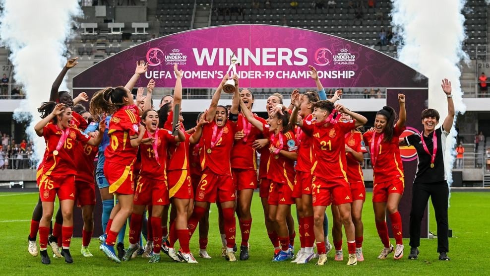 Spain champion of the European sub'19 2024