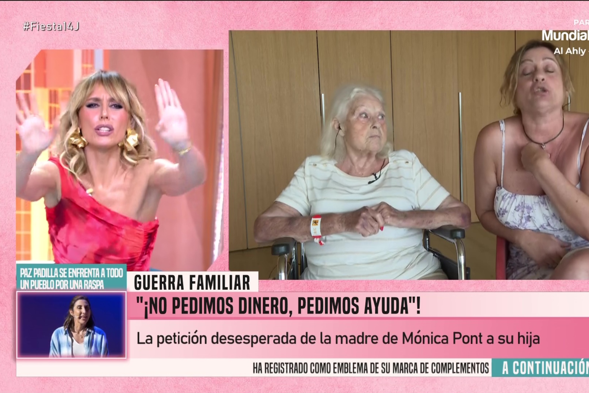 Emma García, Teresa y Eva Pont, en 'Fiesta'