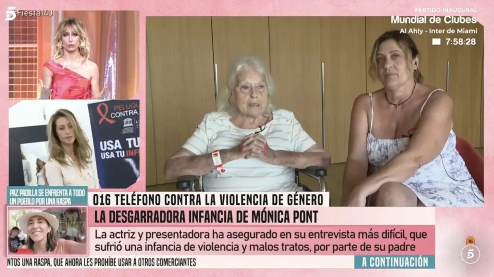 Emma García, Teresa y Eva Pont, en 'Fiesta'