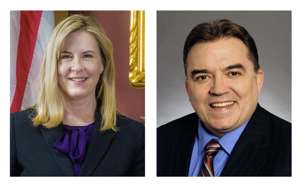 Democratic legislator Melissa Hortman (left) and her husband died today in Minesota.