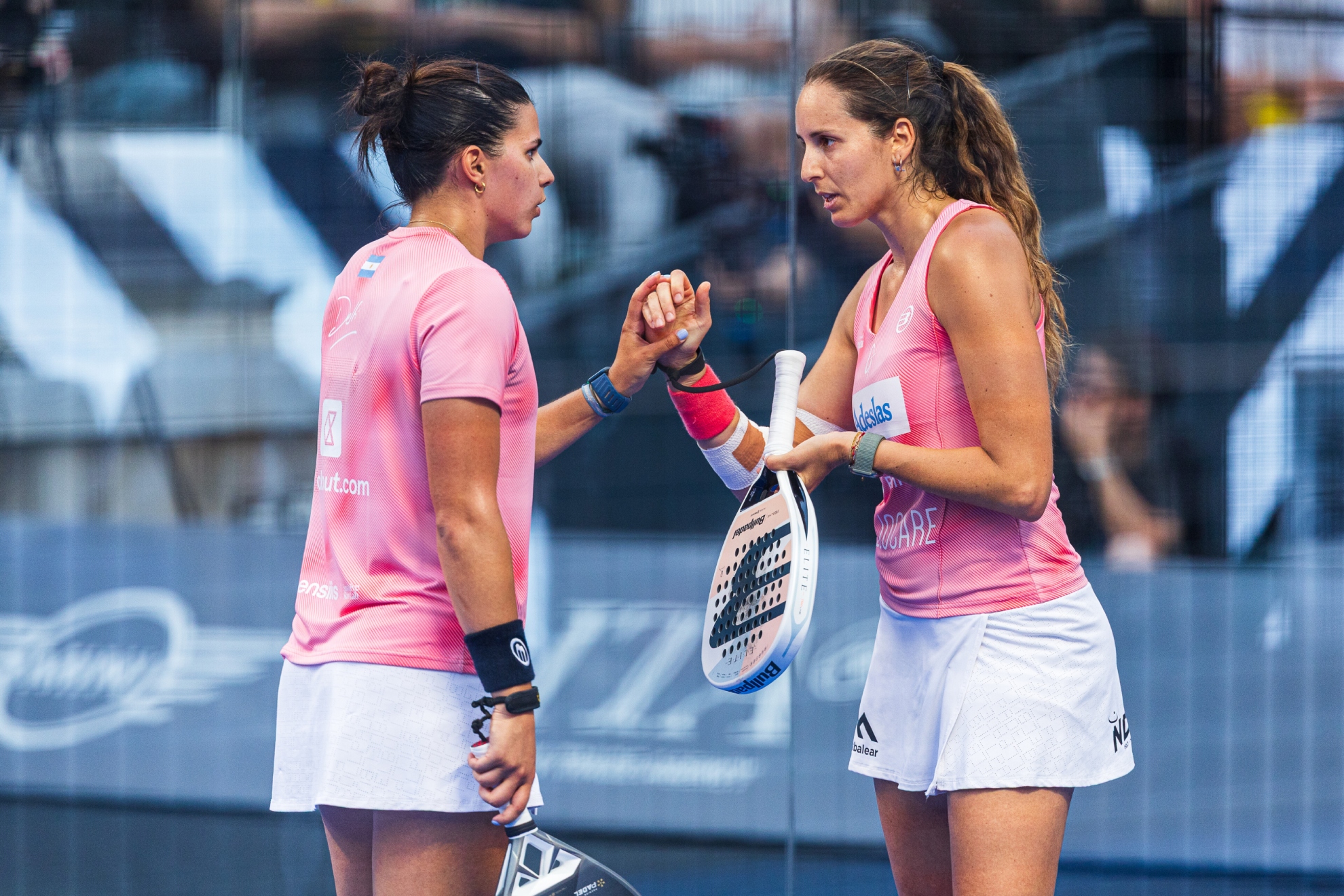 Gemma y Delfi durante el Major de Roma.