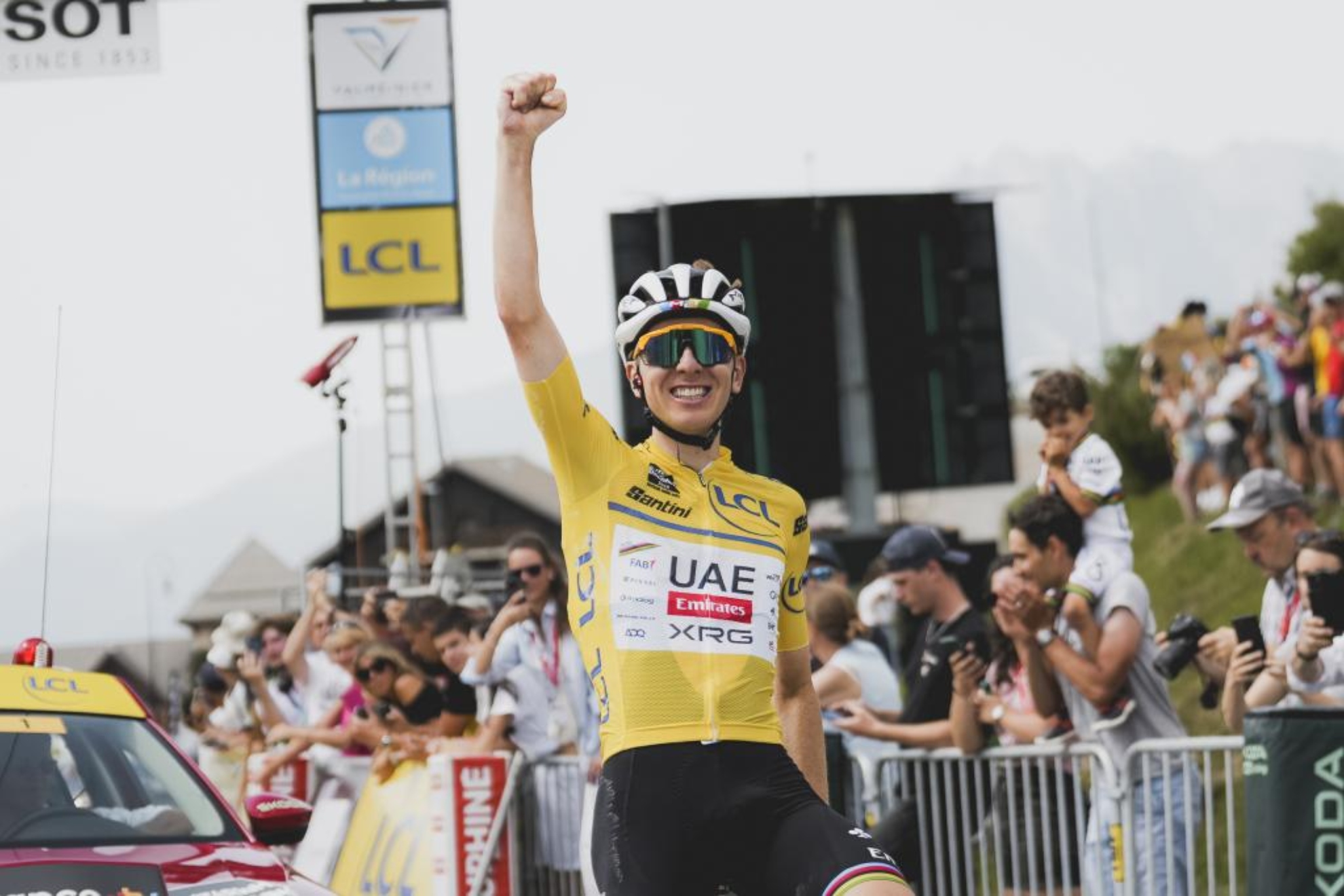 Pogacar Rabbit Tadej Pogacar roza la 100ª y manda un aviso para el Tour: