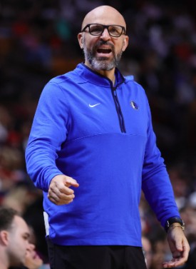 Jason, Kidd, during a Mavericks match