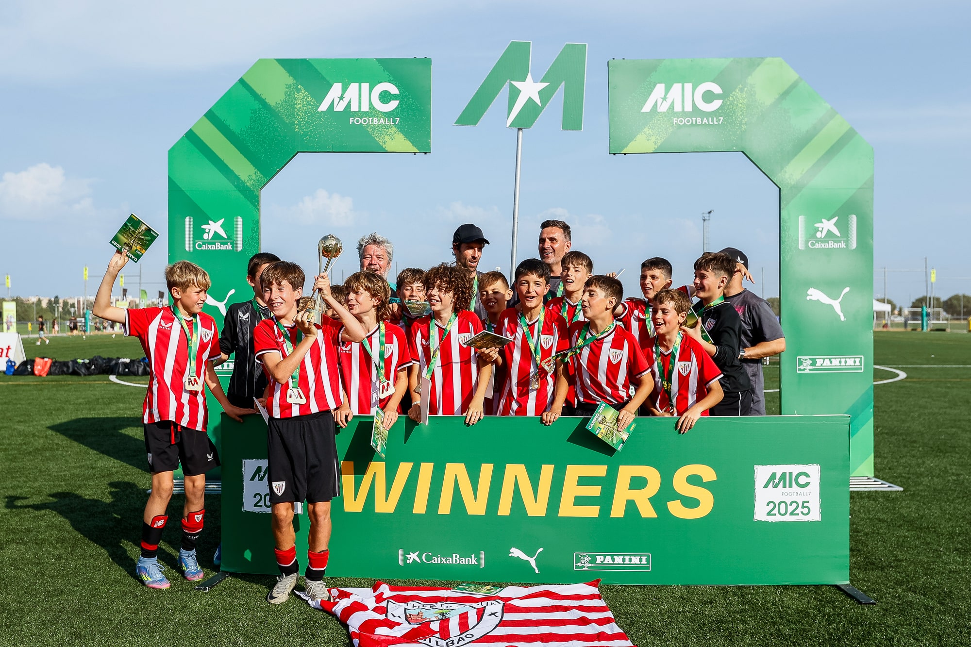 Athletic Club, U11 winners of the 21st edition of the Micfootball7