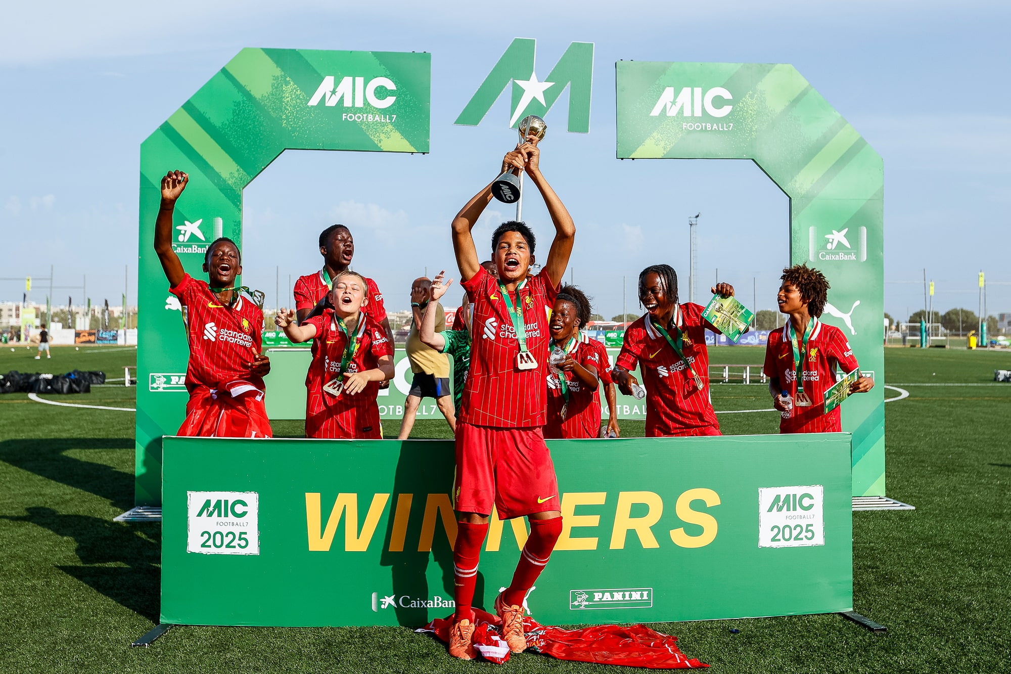 Liverpool winner U12 of the 21st edition of the Micfootball7