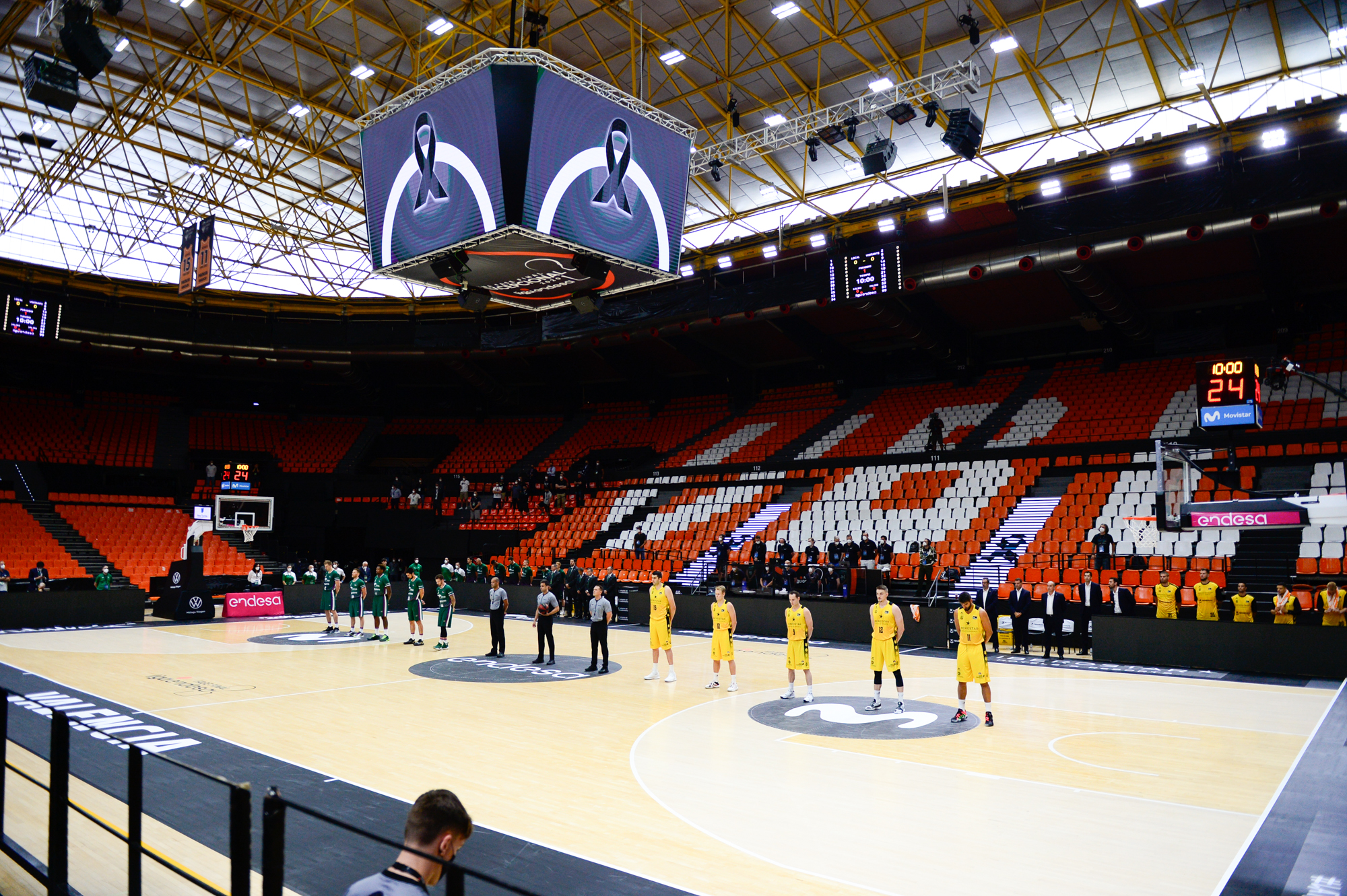 Un match de la bulle de Valence, avant le saut initial.