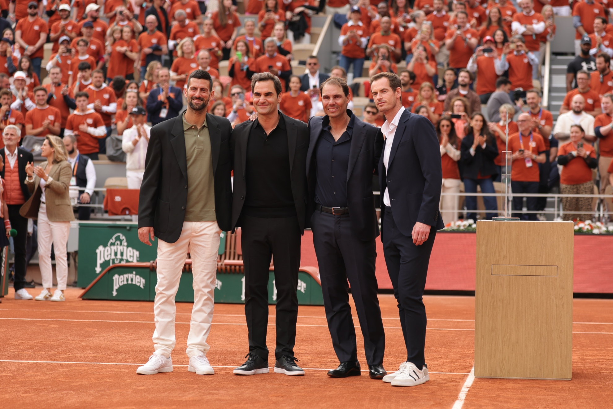 Djokovic, Federer, Nadal y Murray