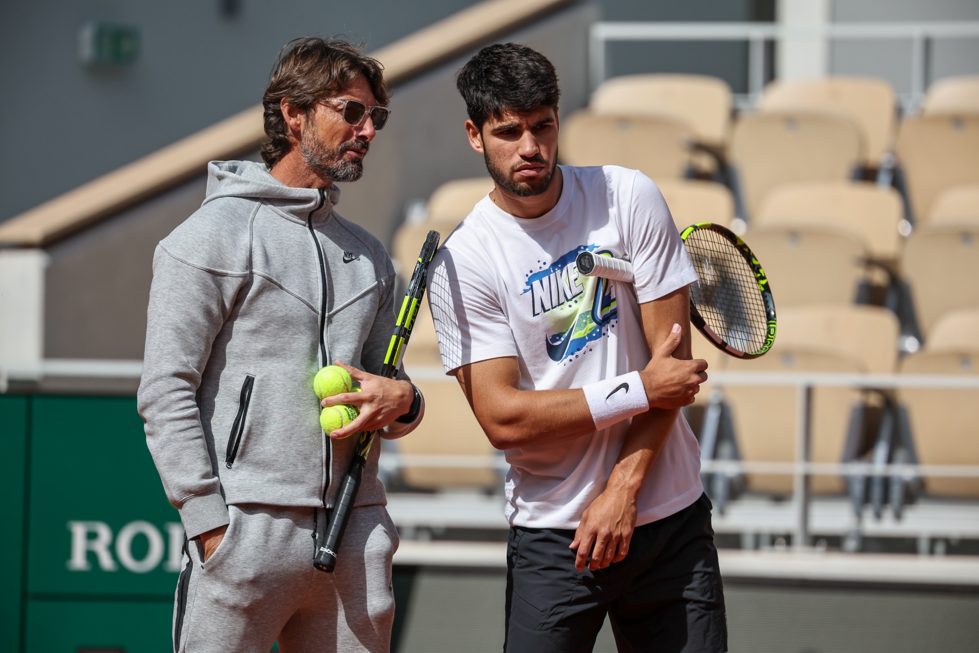 Ferrero y Alcaraz hablan.