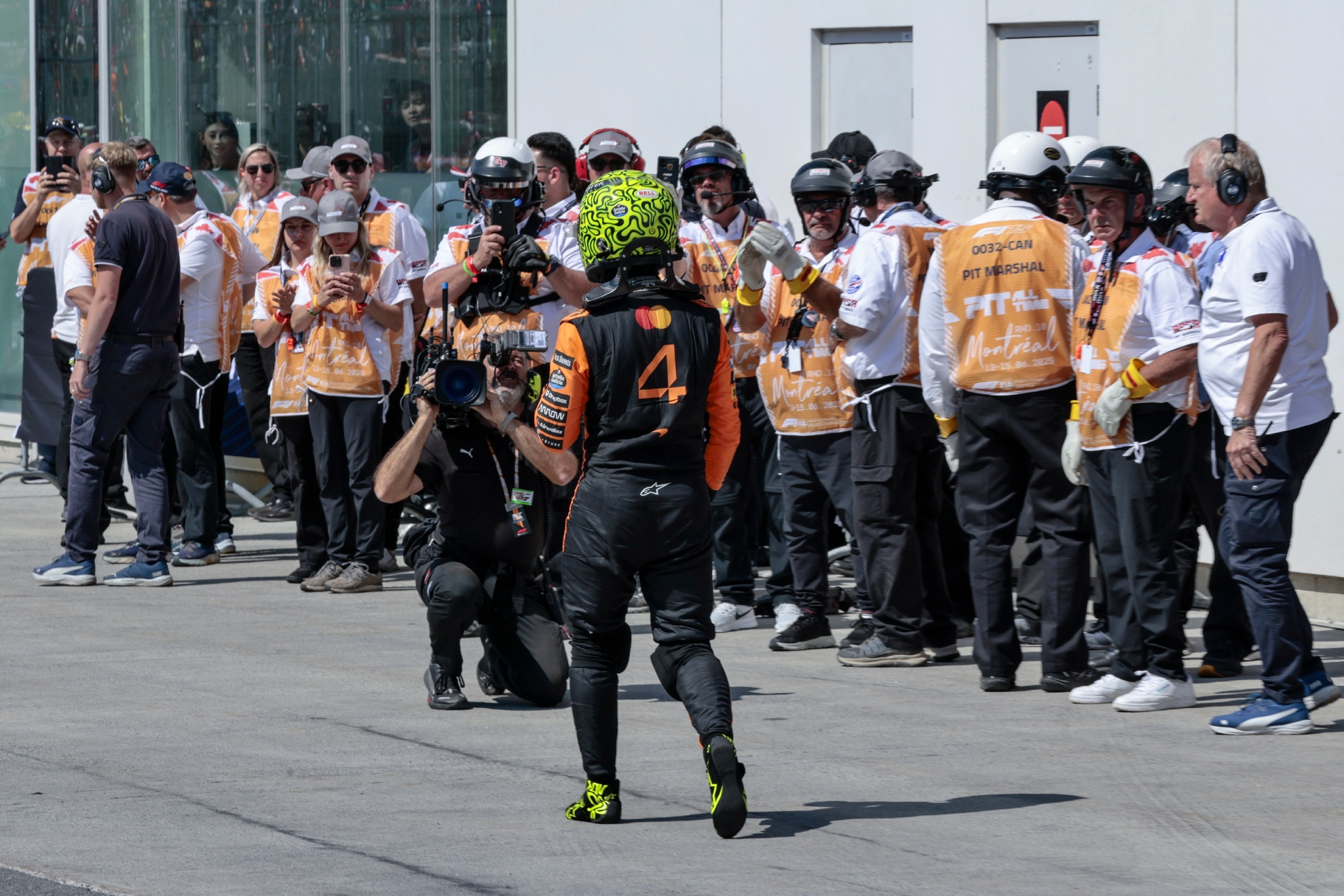 Lando Norris al final del GP de Canadá.