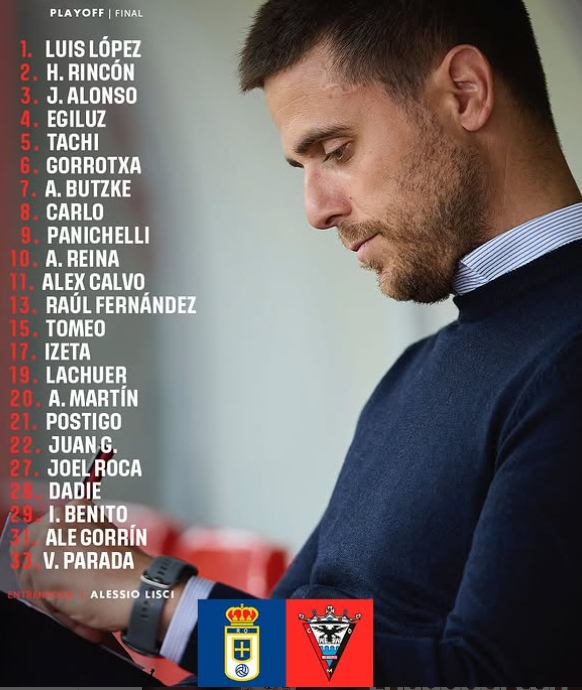Lisci and his players trying to make history at Carlos Tartiere.