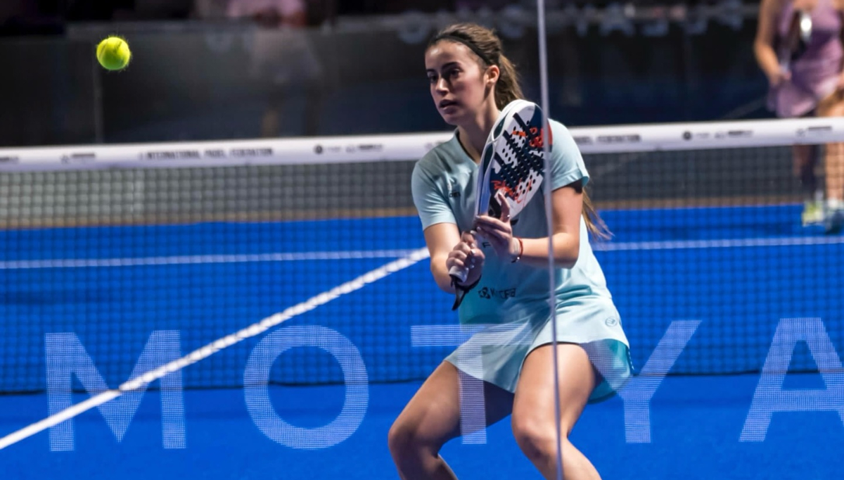 Claudia Fernández during a tournament this season.