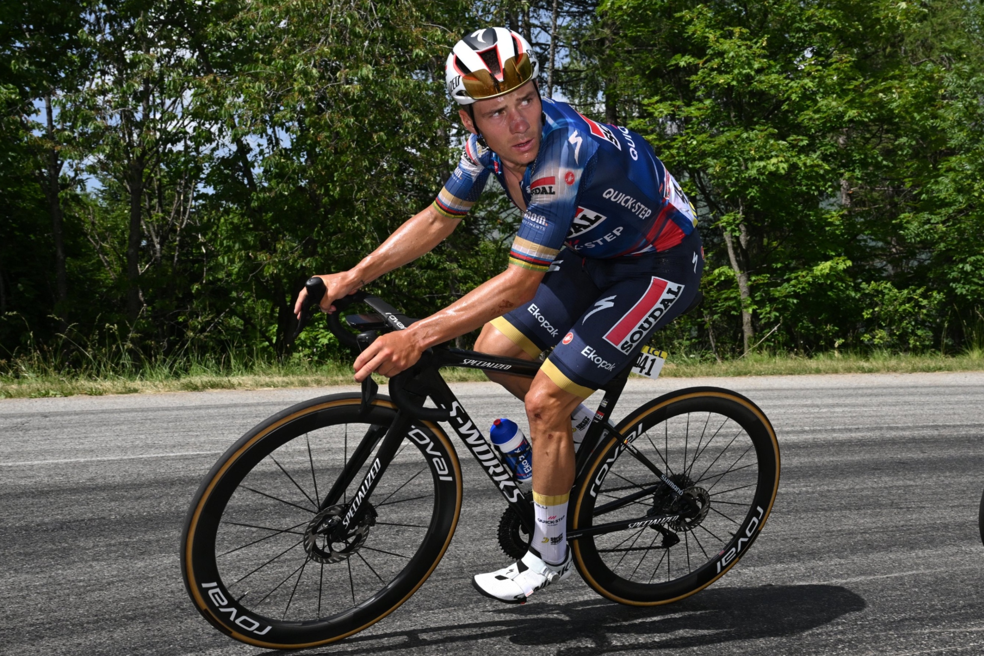 Evenepoel, Durante El Dauphiné.