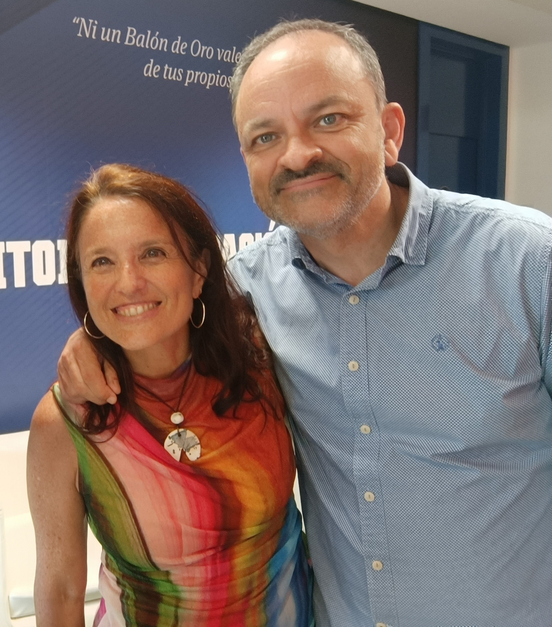 Yolanda Cerezo and Emilio Contreras in the Radio Brand Drafting