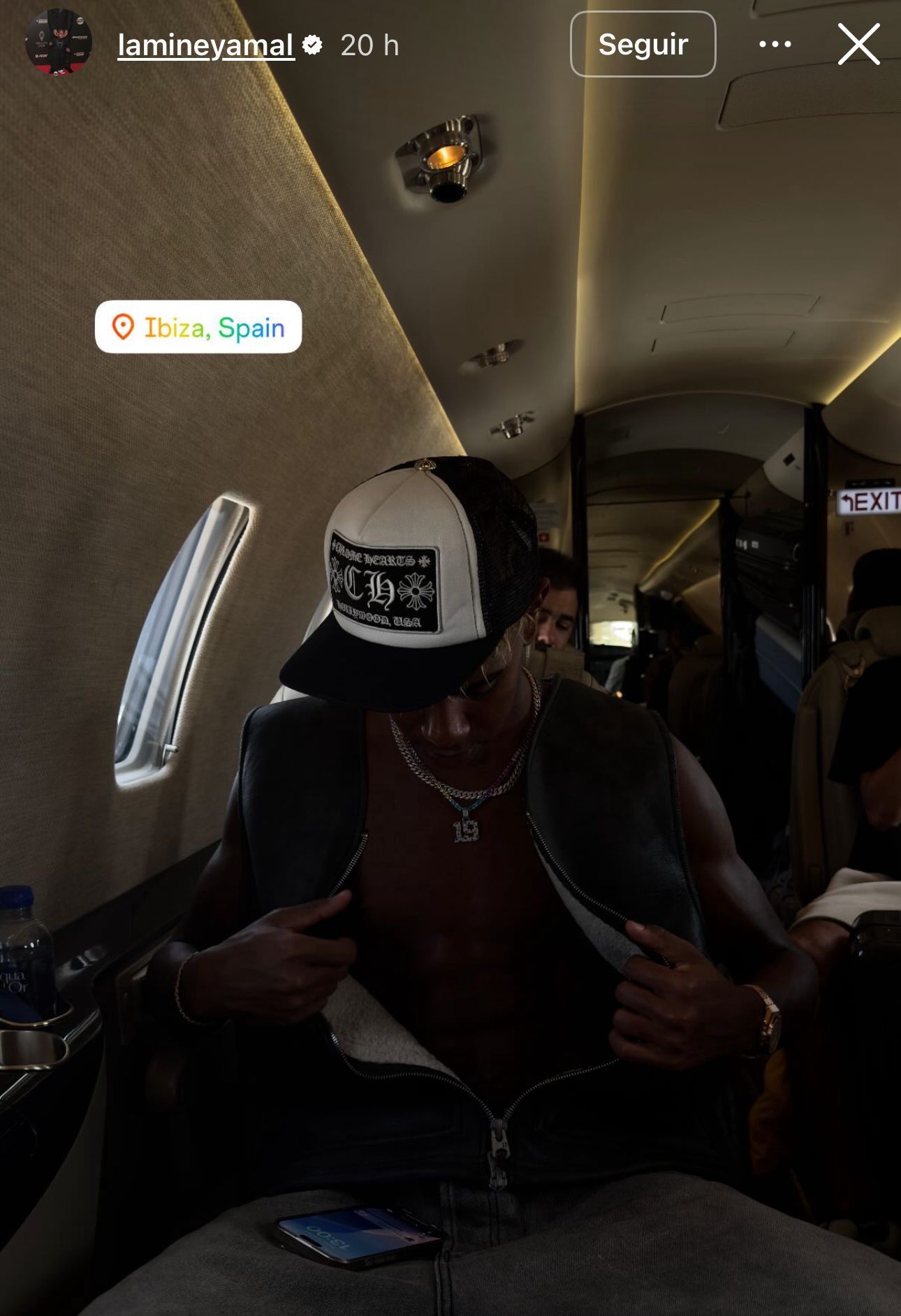 Lamine Yamal, on the way to Ibiza