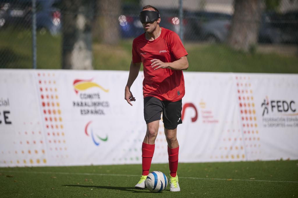 Antonio Martín Gaitán, 'Niño', durante un entrenamiento.
