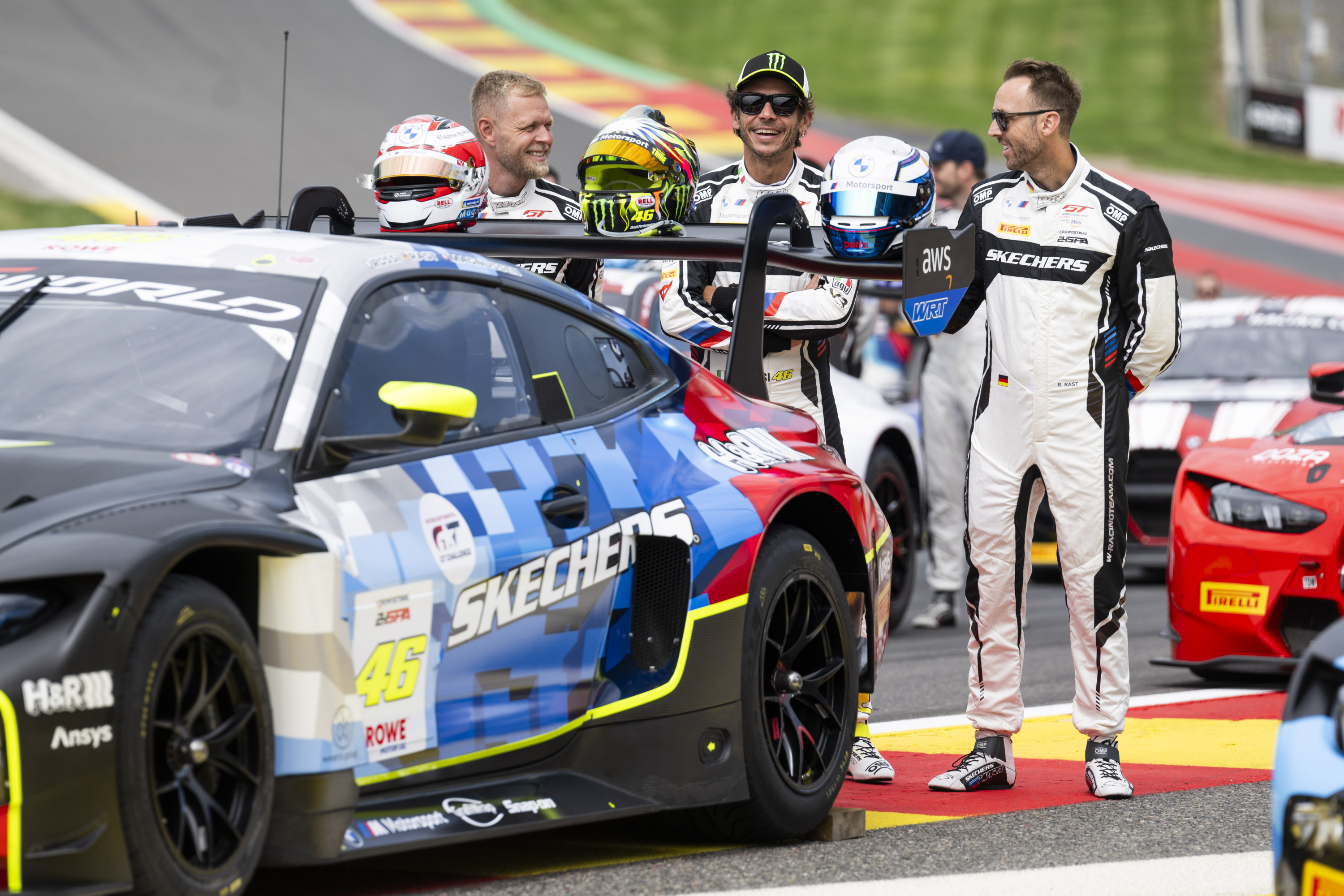 Rossi, along with Magnussen and Rast, his companions in the Adenas adventure