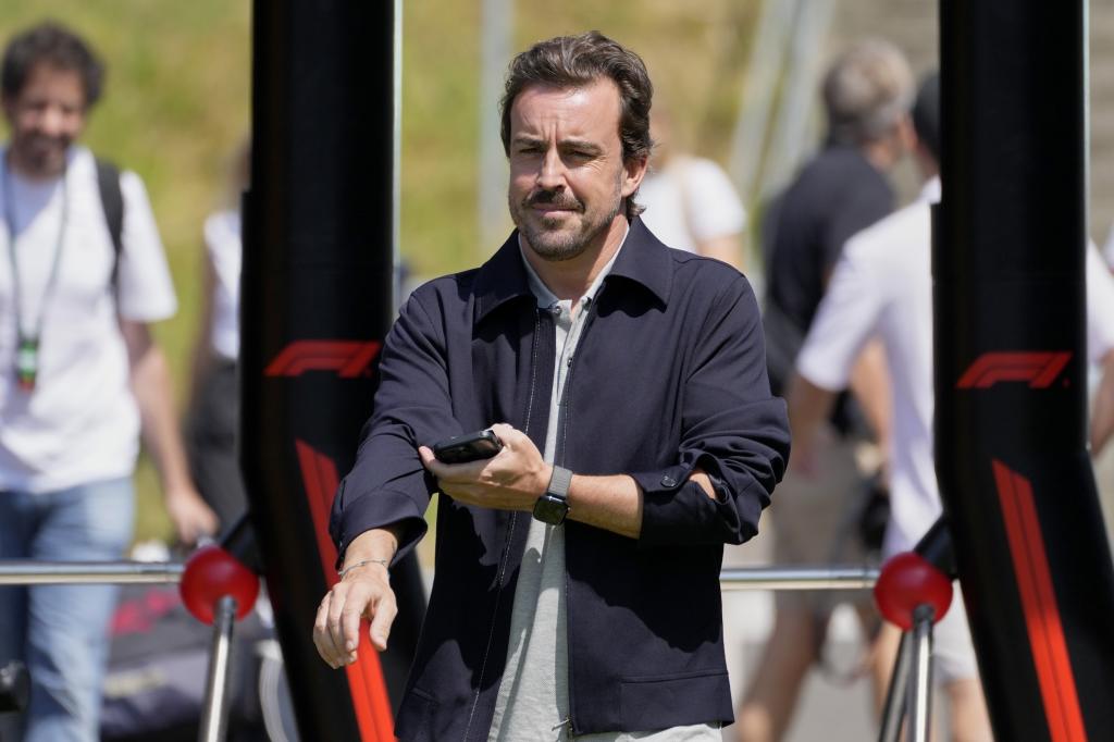 Fernando Alonso, en el Red Bull Ring este jueves.