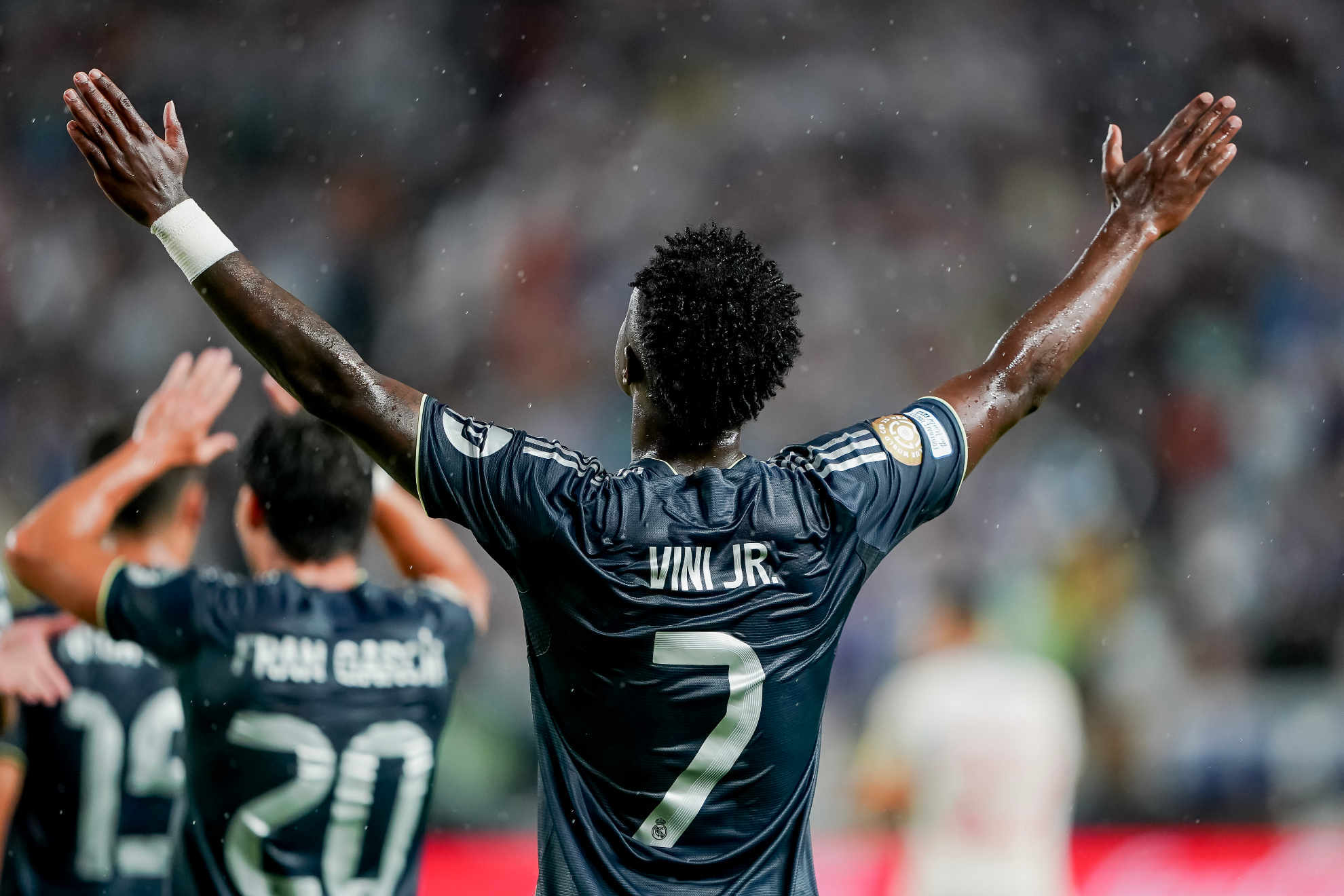 Vinicius Junior, tras marcar ante el RB Salzburgo
