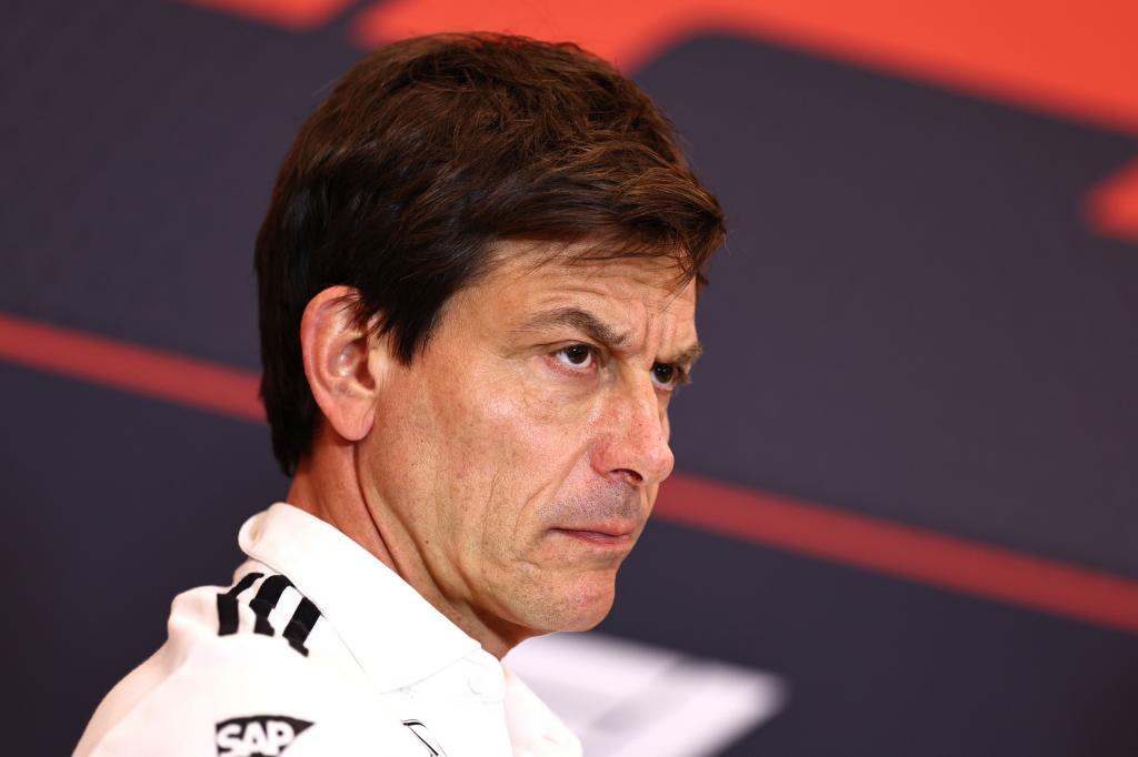 Wolff, at the press conference.