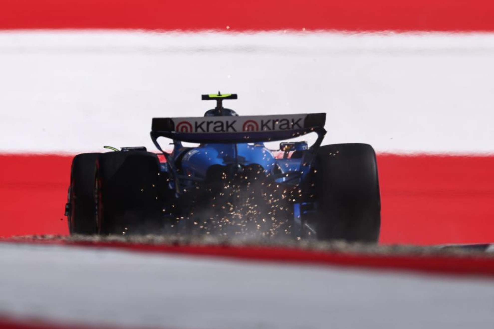 Carlos Sainz en la sesión de clasificación del GP de Austria.