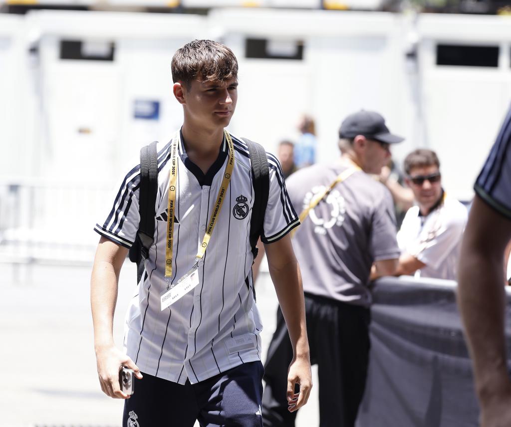 Diego Aguado, in the World Cup with Real Madrid