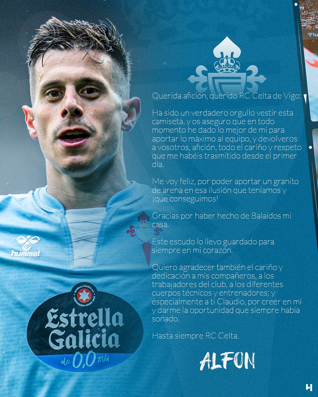 Alfon farewell letter.