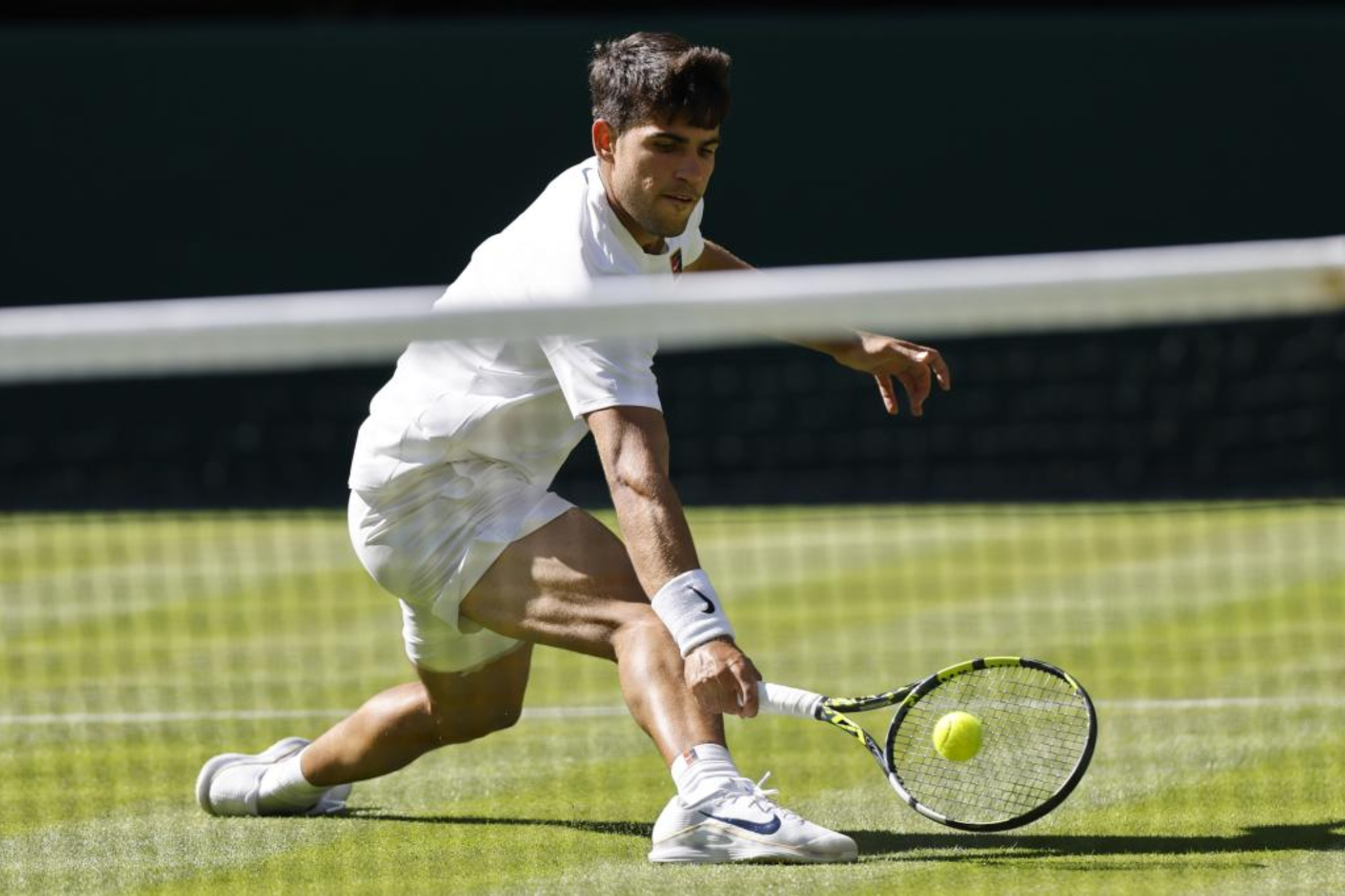 Carlos Alcaraz, en Wimbledon.