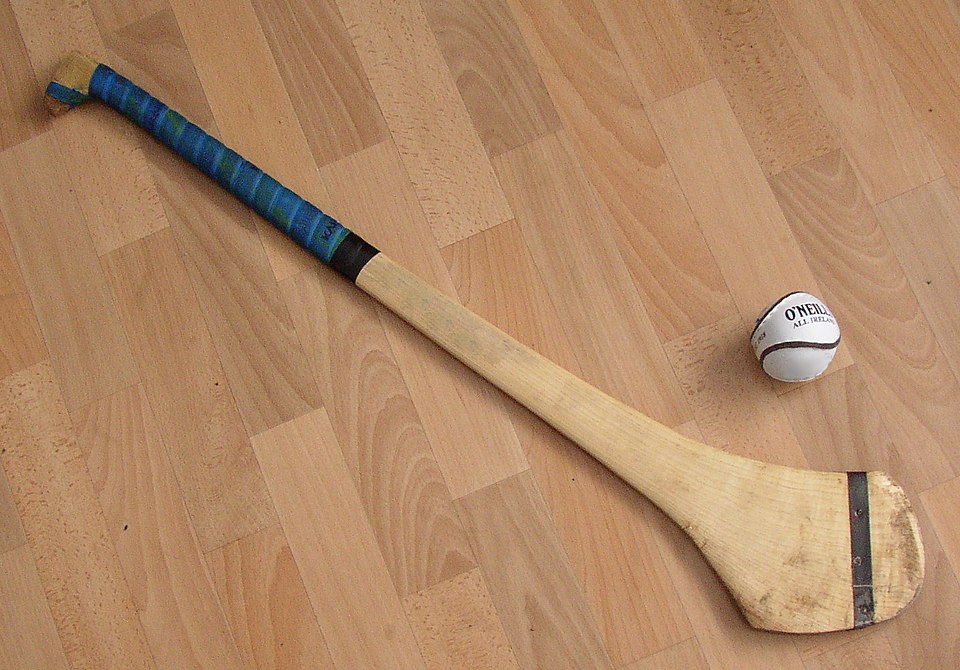Hurling stick and ball
