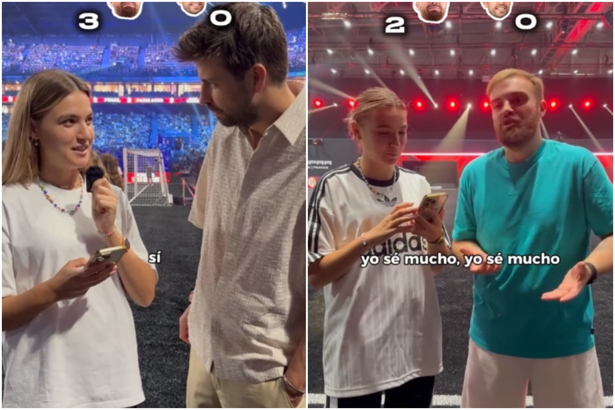 Gerard Piqué and Ibai Llanos in the last video of the Kings League