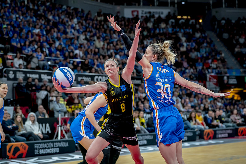Ayuso, in the Cup match against Avenida.