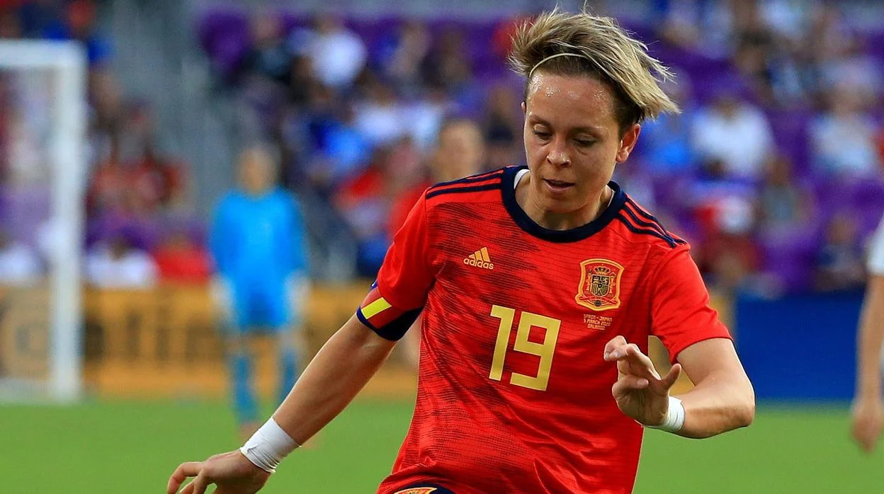 Amanda Sampedro during a match