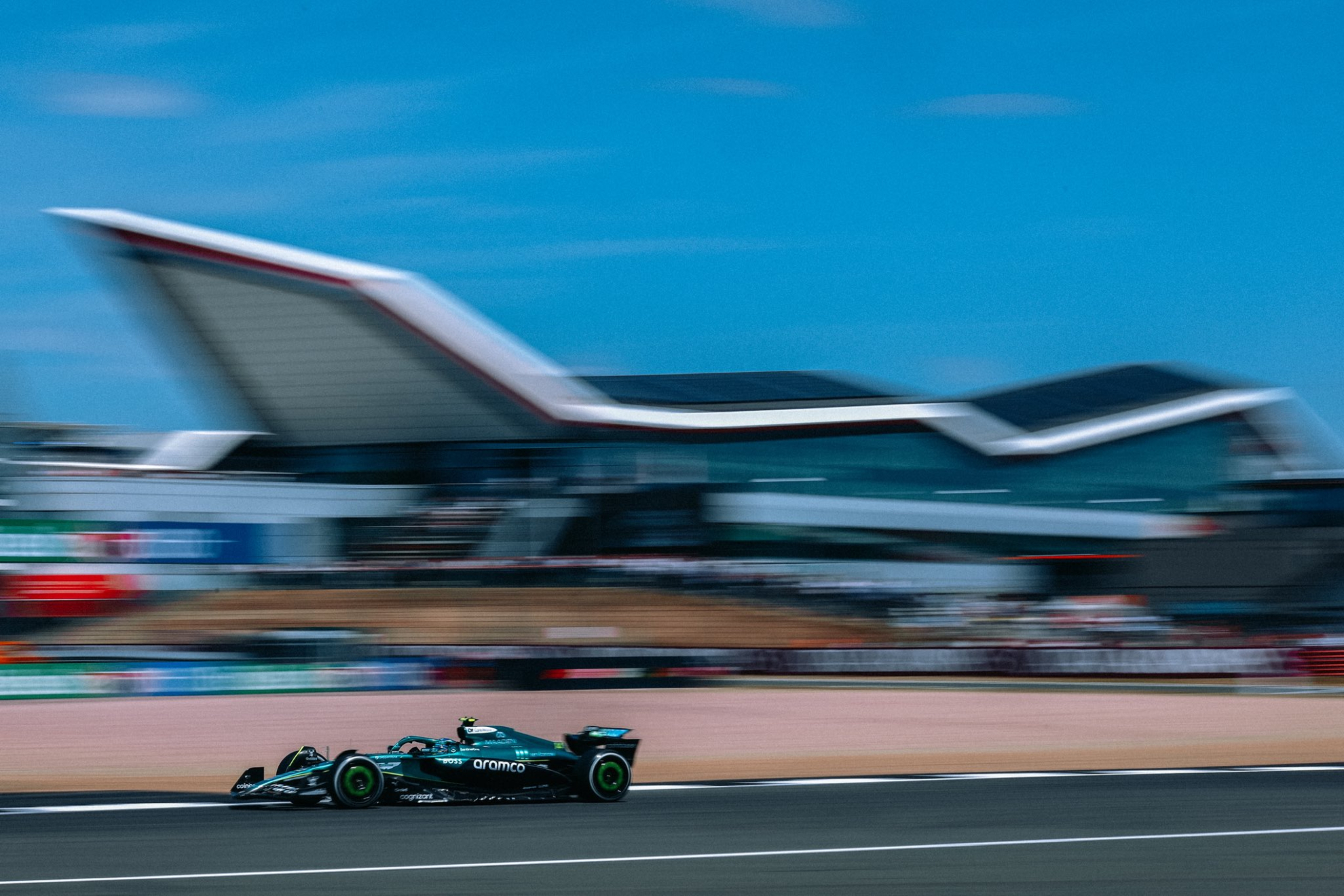 Fernando Alonso, in action.
