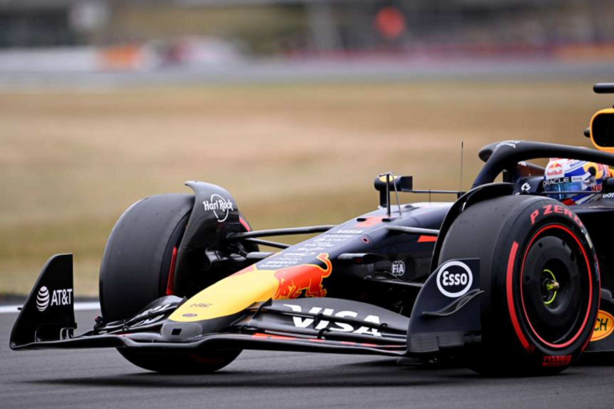 Verstappen, en acción.