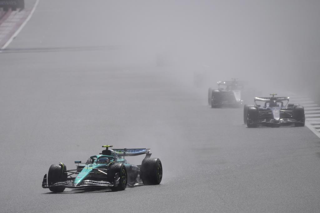 Alonso, in action.