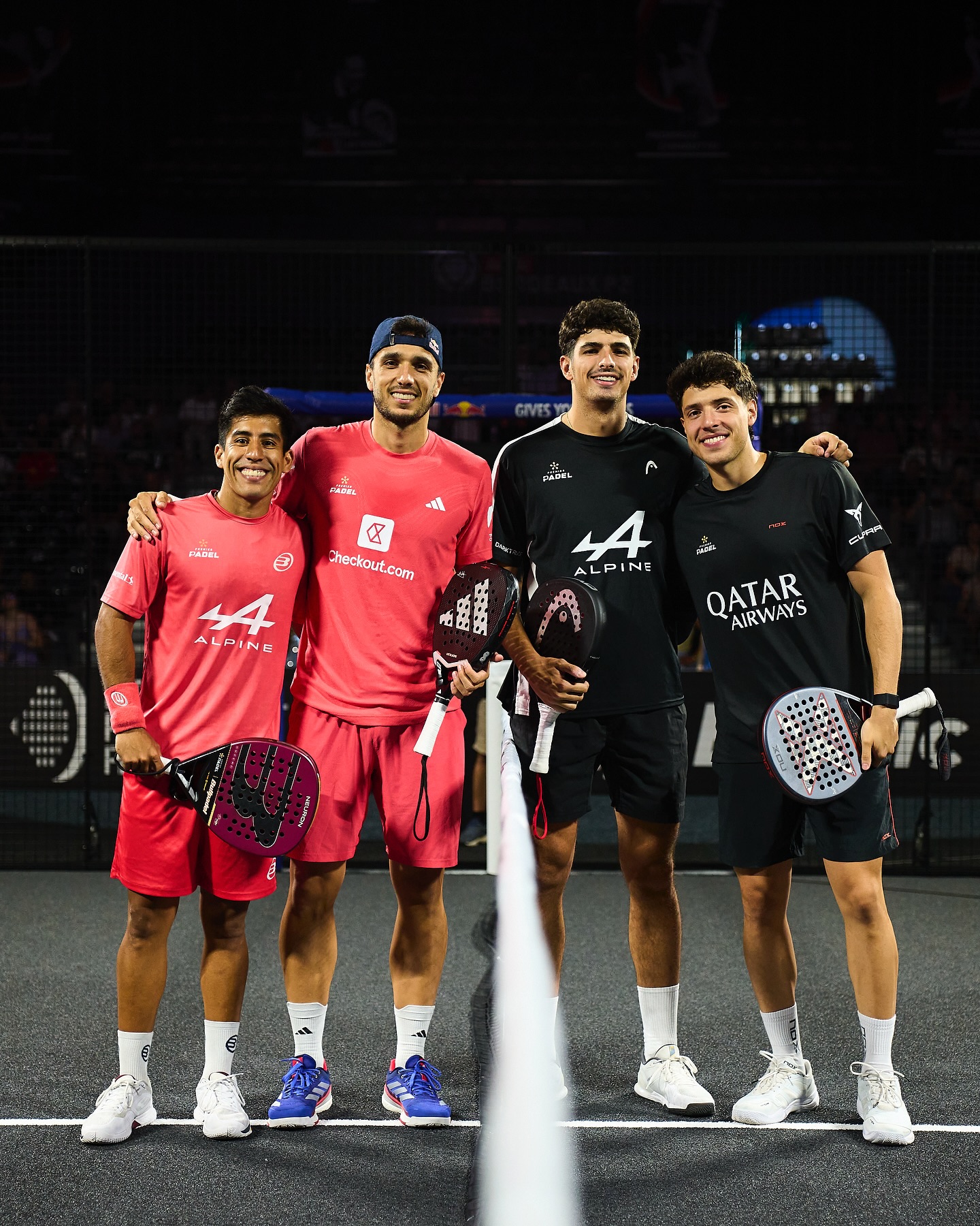 Chingotto/Galán and Coello/Tapia in the Burgundy final.