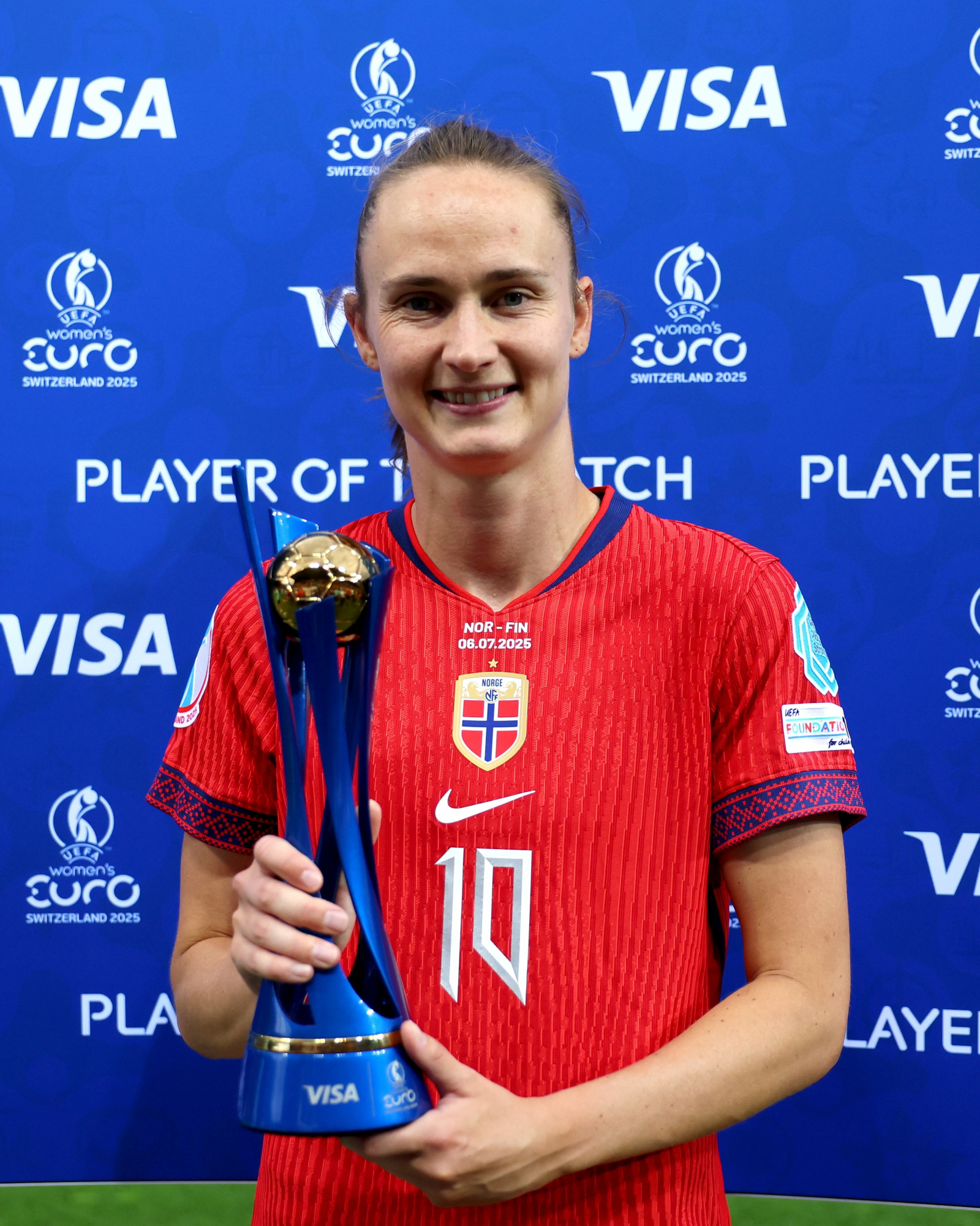 Caroline Graham Hansen, MVP of Norway 2-1 Finland