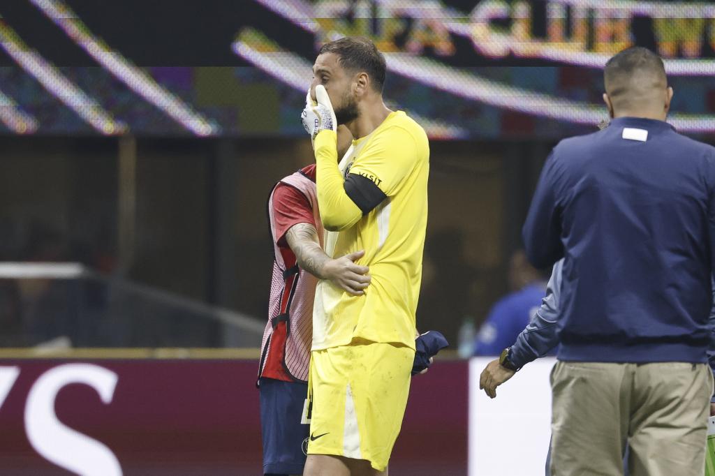 Donnarumma, affected after the Musiala injury