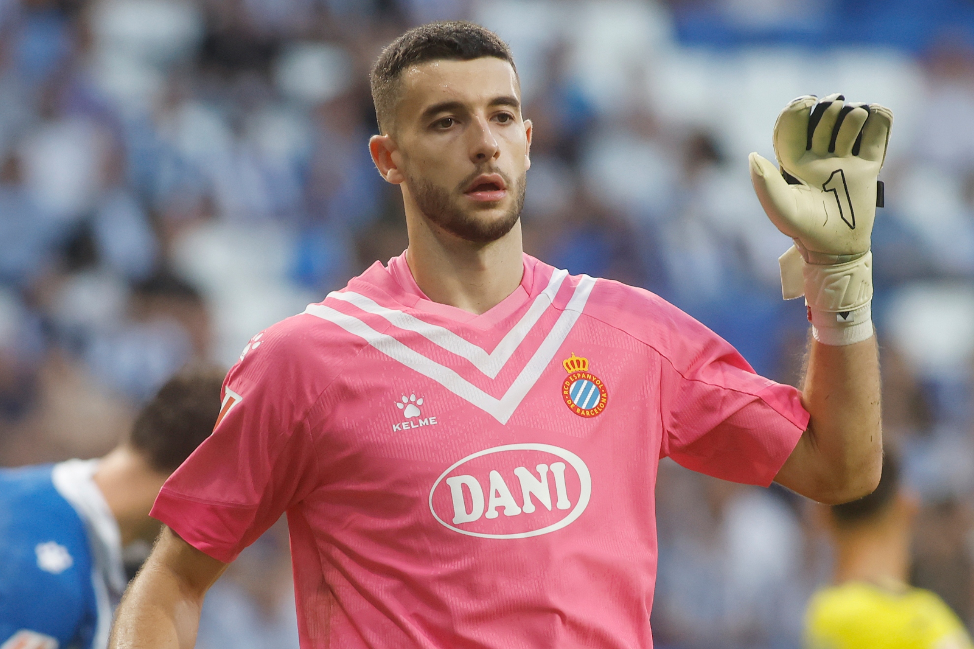 Joan García, en un partido con el Espanyol.