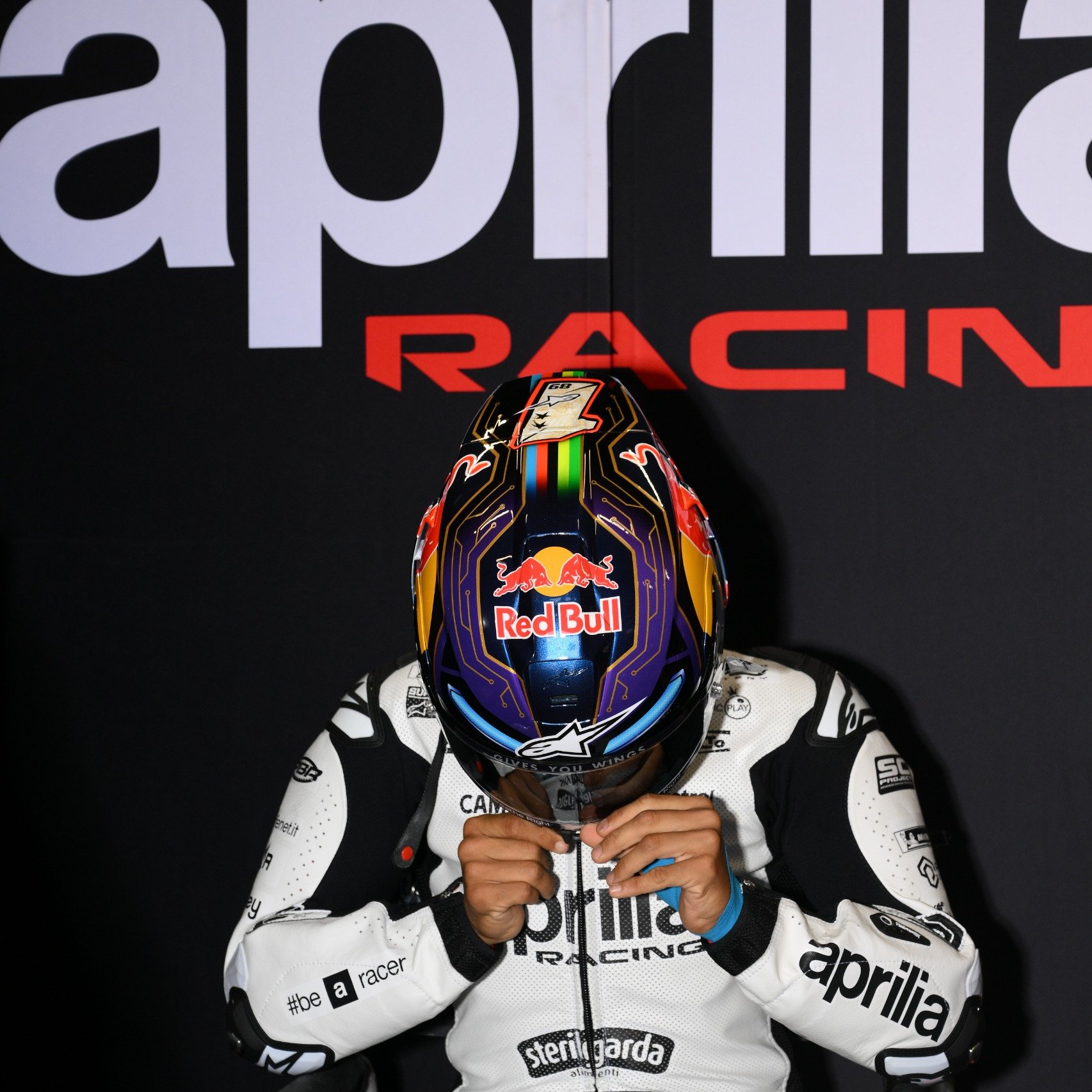 Jorge Martín, en el test de Misano.