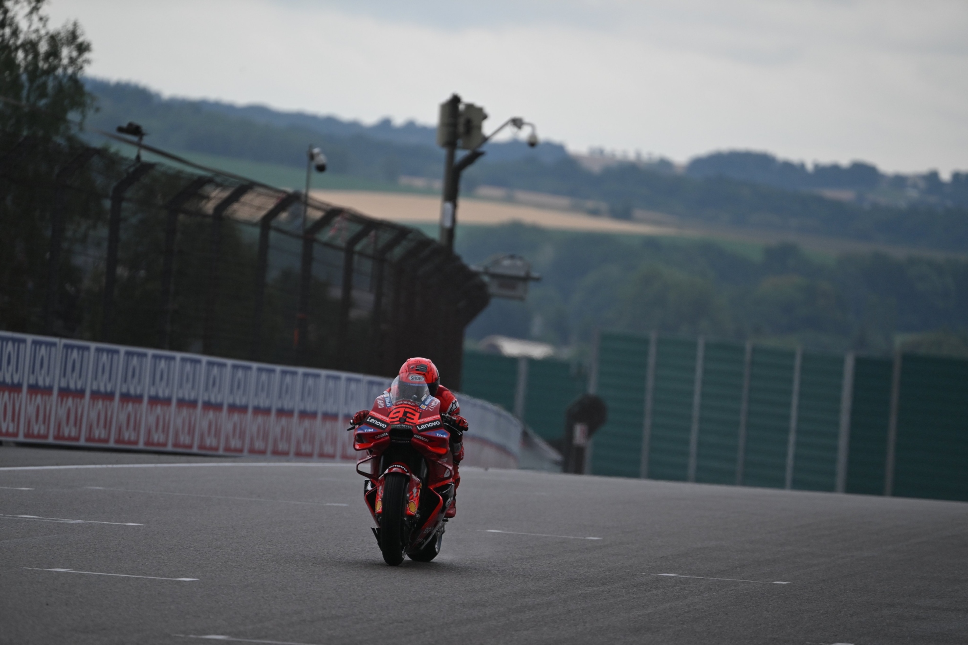 Marc Márquez, en Sachsenring.
