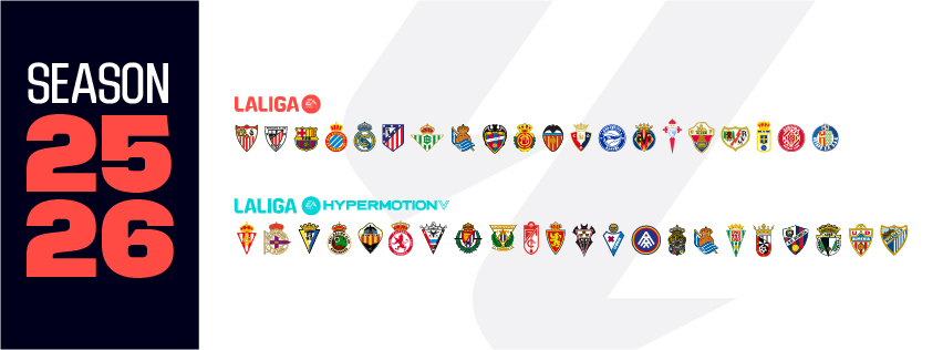 LALIGA EA Sports and Laliga hypermotics teams.
