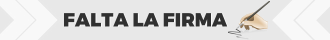 falta la firma