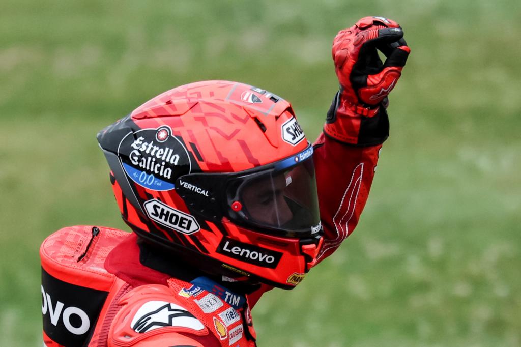 Marc celebra en Alemania.