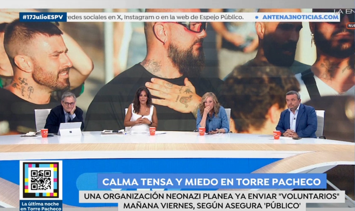 Momentos después del golpe