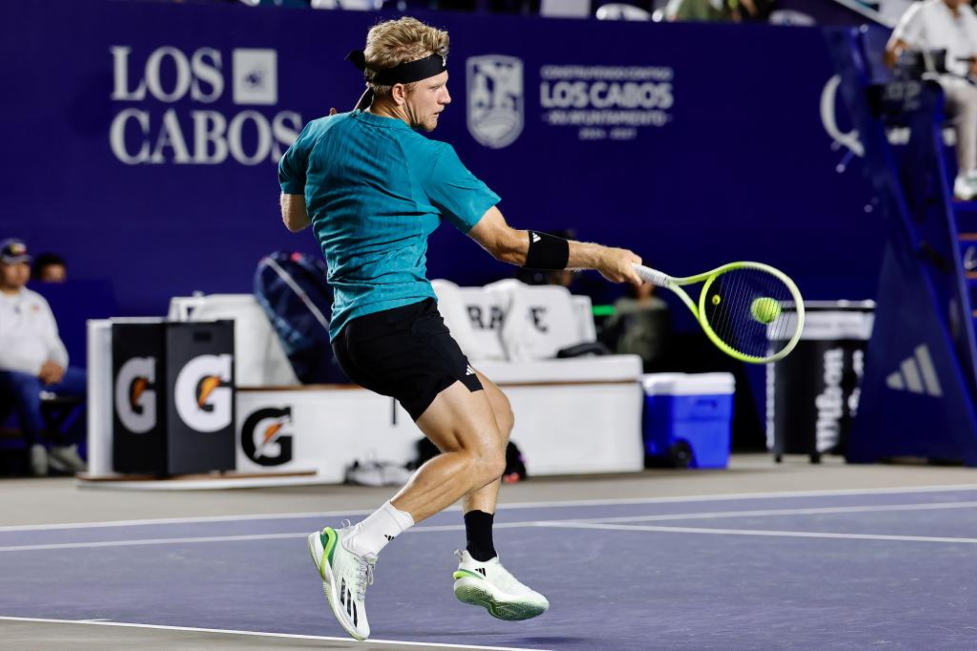 Alejandro Davidovich, en su partido ante Duckworth