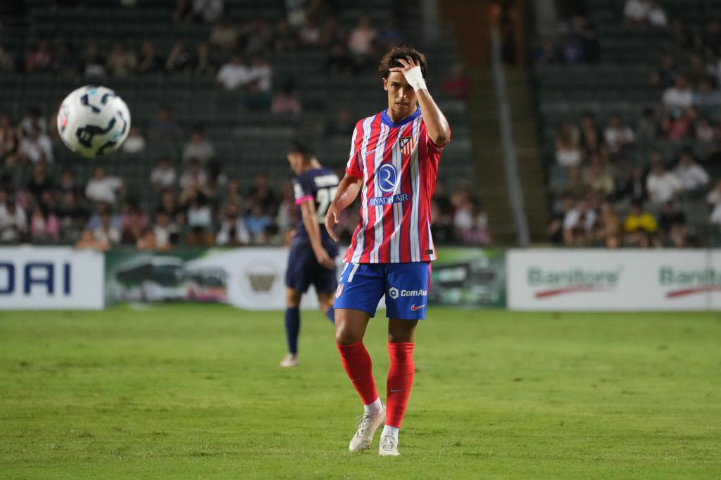 Joao Félix en la pretemporada con el Atlético 