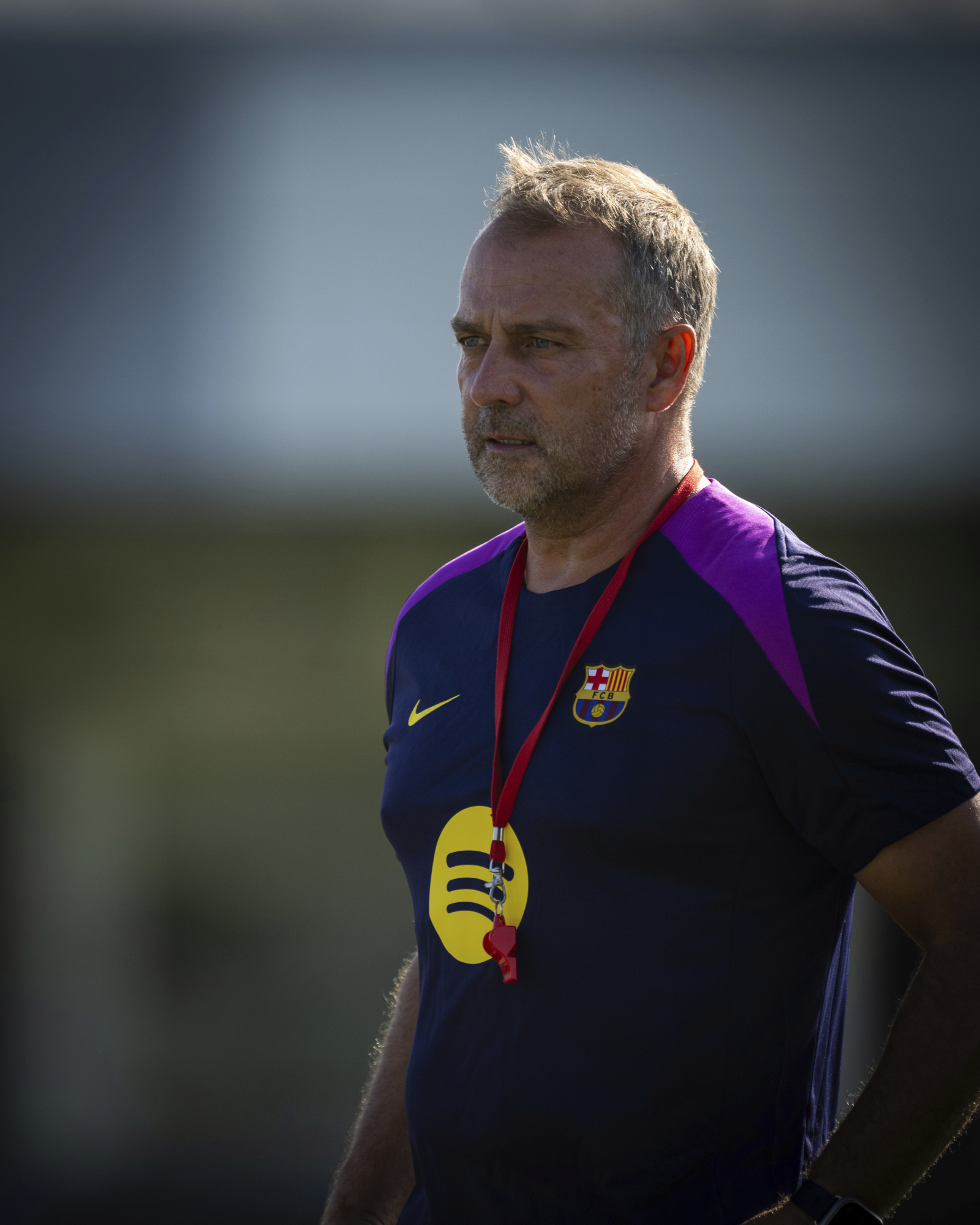 Hansi Flick, entrenador del Barcelona.