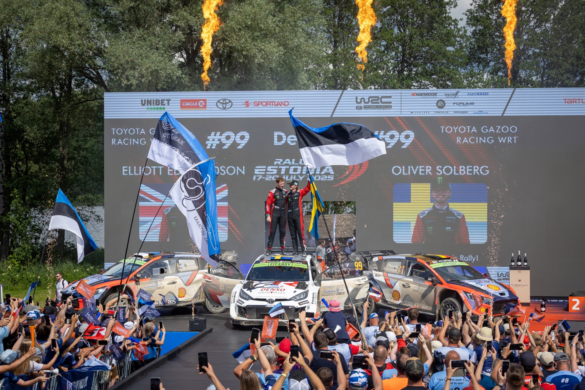 Solberg sorprende y consigue su primera victoria en WRC en el Rally de  Estonia